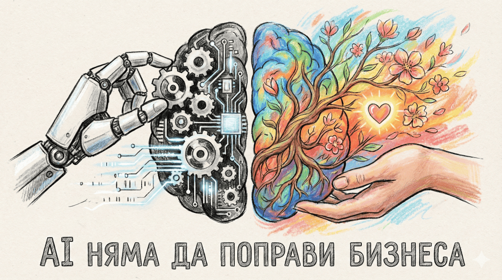 AI Няма да поправи бизнеса ти - JulsPsychology Юлика Новкова Бизнес Психолог