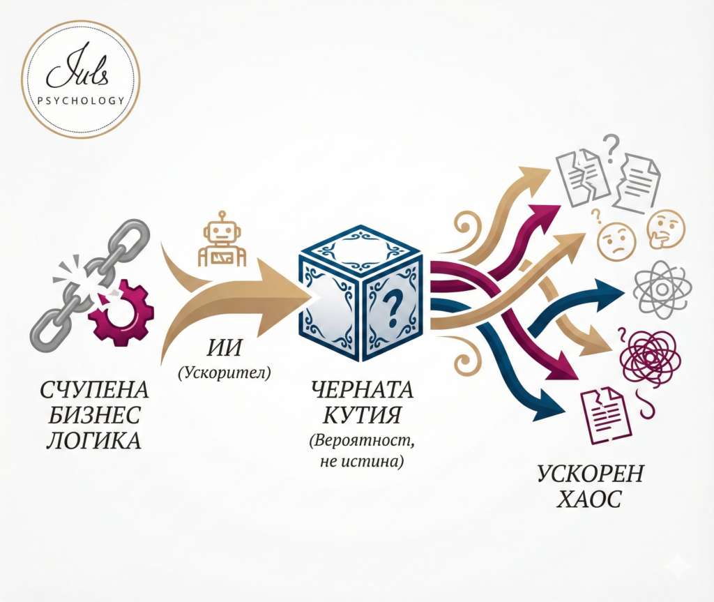 AI счупена бизнес логика и хаос в процесите