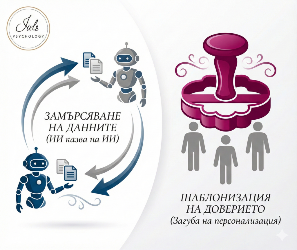 Замърсяване на данни с ИИ и шаблонизация на доверието