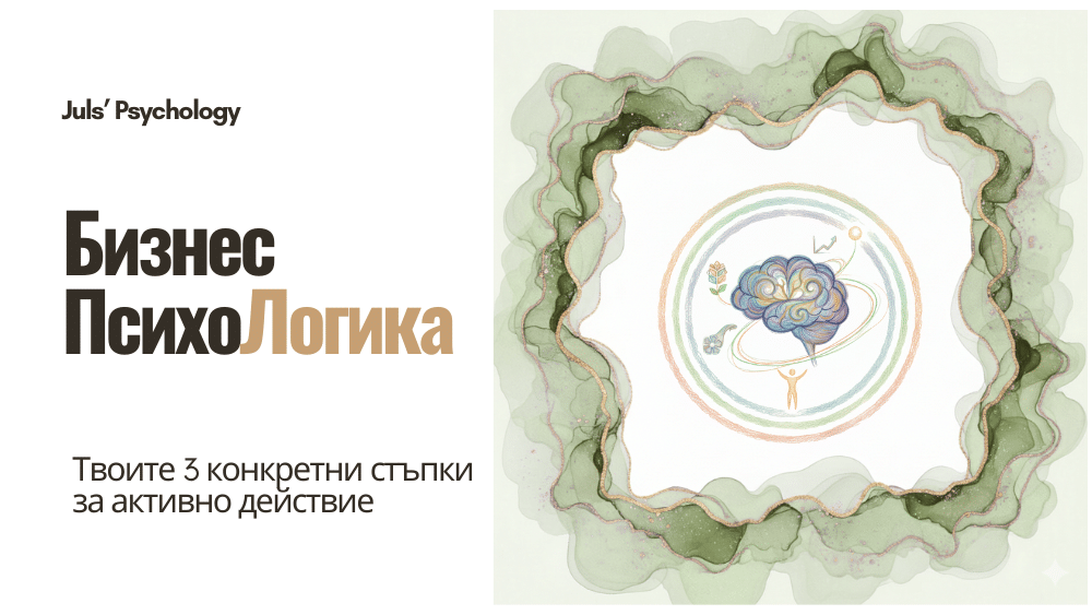 Бизнес ПсихоЛогика Личен Бизнес Тренинг 3 стъпки