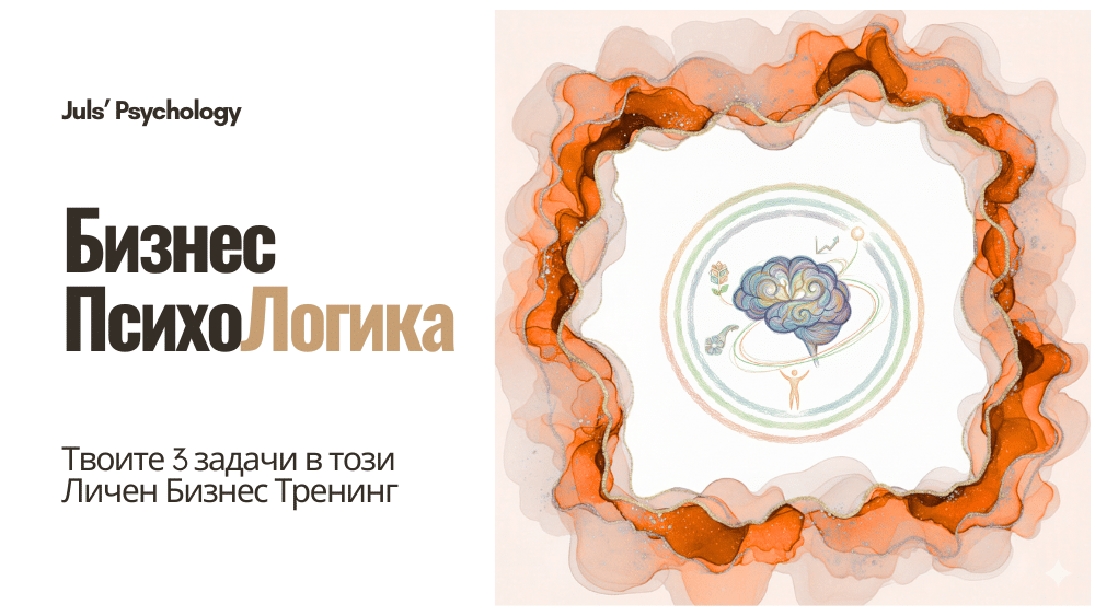 Бизнес ПсихоЛогика Личен Бизнес тренинг 3 задачи